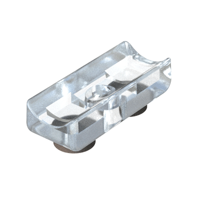 Diskreter Schalengleiter, mit elegantem und langlebigen Design, bietet die folgenden Eigenschaften:<br><br>
<i>
*  Verfügbar in klarer und schwarzer Farbe.<br>
* Hergestellt aus Polycarbonat (PC) durchsichtig, und aus Polyamid 6 (PA6) in Schwarz.<br>
* Verfügbar mit oder ohne Filz.<br>
* Passend für runde Rohre von 10mm bis 25mm.<br>
* Ideal für Designerstühle.<br>
 </i>